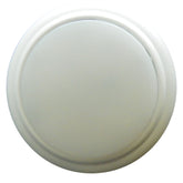 Fasteners Unlimited 001-1003W Surface Mount Round LED Ceiling/Under-Cabinet Light With Switch - White, 3 in. x 0.5 in. CMD-001-1003W